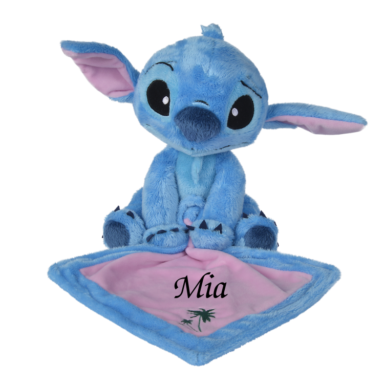  stitch peluche avec bleu rose palmier 25 cm 